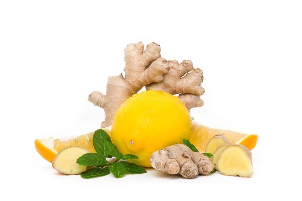 Ginger with lemons would be good to be tea recipes